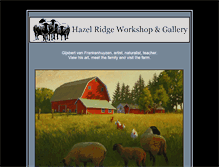 Tablet Screenshot of hazelridgefarm.com